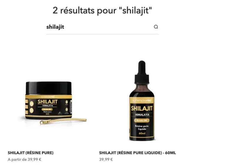 shilajit de nutrition pro