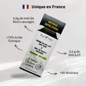 stick de miel et de shilajit de la marque feel pure