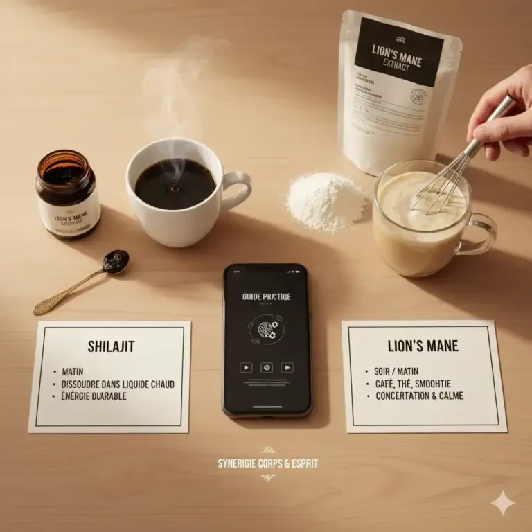 Shilajit vs lion’s mane : énergie physique et santé mentale - 2025