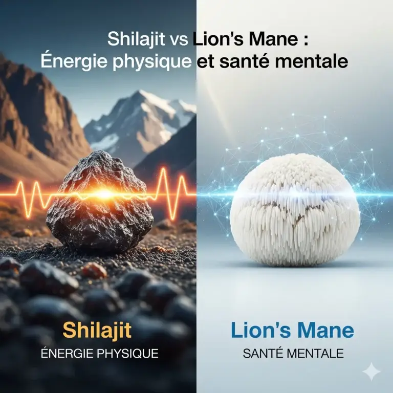 lion's mane et shilajit quels effets