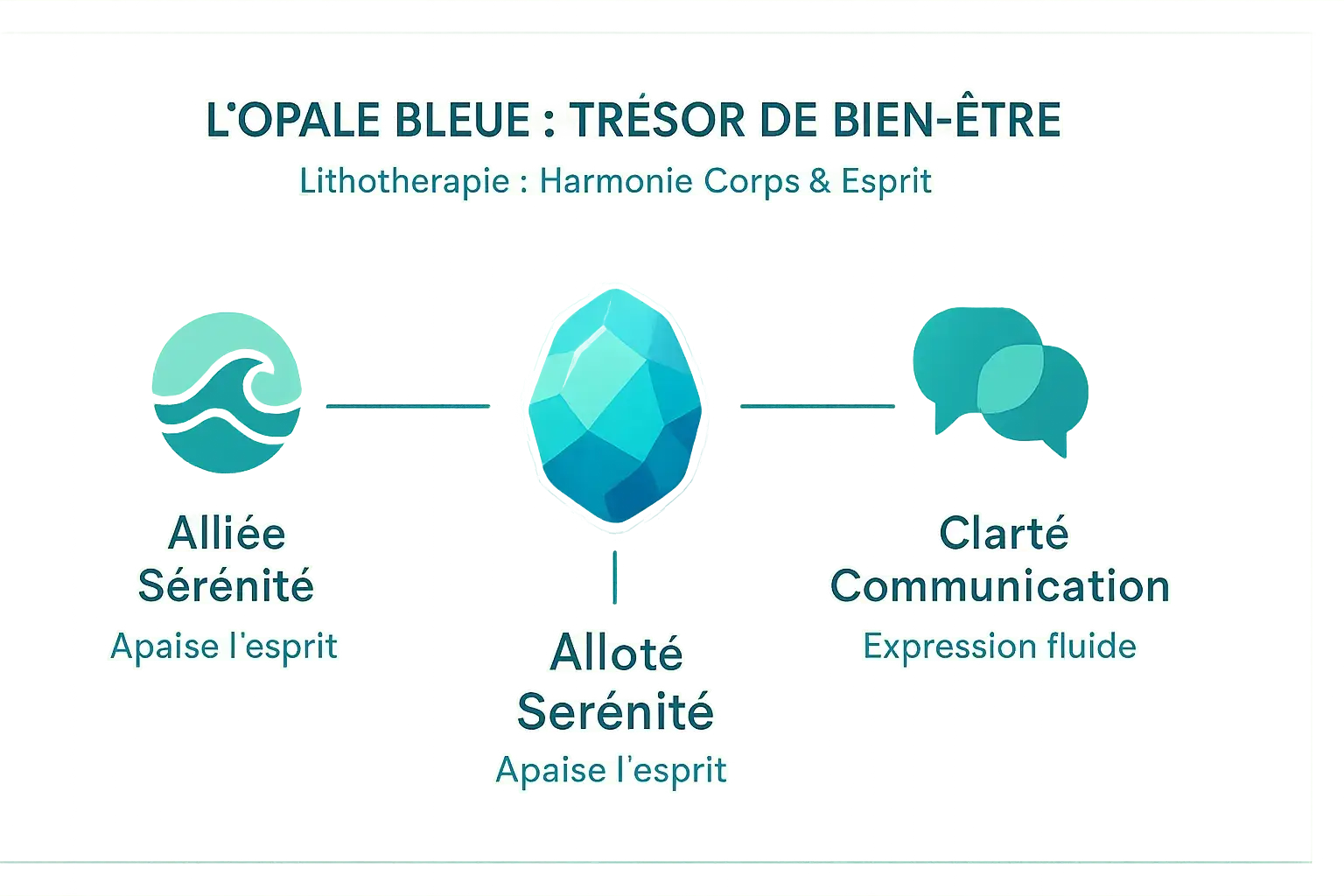 Découvrir bienfaits de l’opale bleue pour corps & esprit - 2025