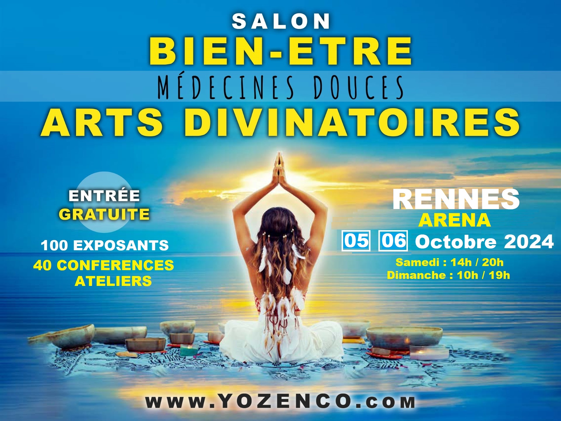 Salon bien-être, médecines douces et arts divinatoires 2024 de Rennes
